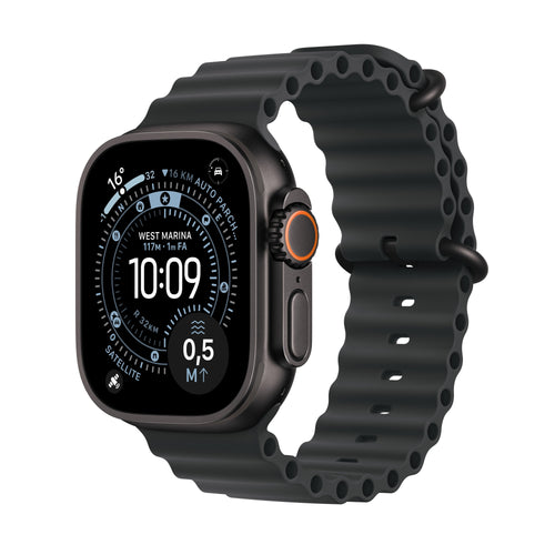 Apple Watch Watch Ultra 3 (2025) LTE 49MM Titanium Case With Ocean Band - Black — image 1