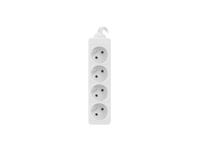 Lanberg PS0-04E-0150-W Base Múltiple 1,5M 4 Salidas AC Indoor White