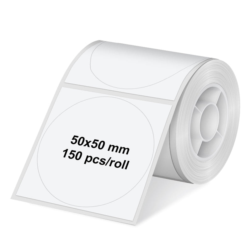Olympia Roll Labels PM220 Round White