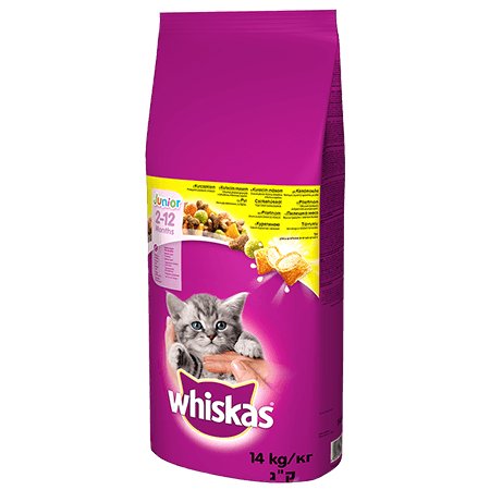 Whiskas Pienso Junior With Pollo (14KG) — image 1