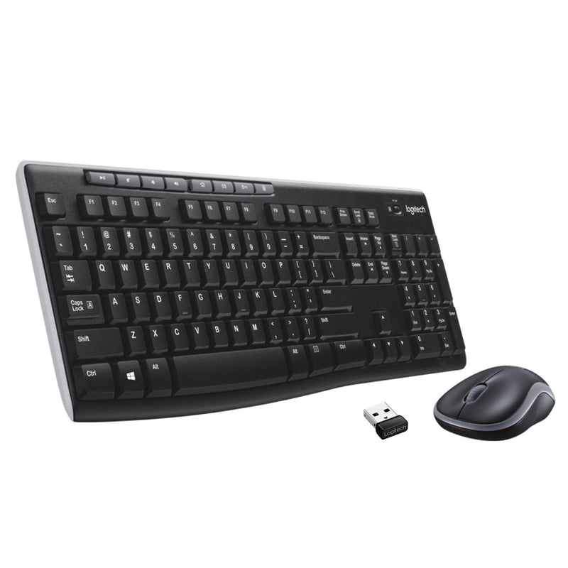 Logitech Inalámbrico Combo MK270 Teclado Ratón Included USB Qwertz Suizo Negro