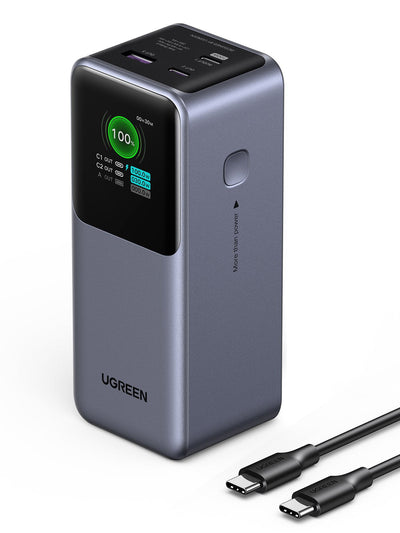 UGREEN Power Bank Nexode 130W - 20000MAH - Charging Fast - Grey — image 1