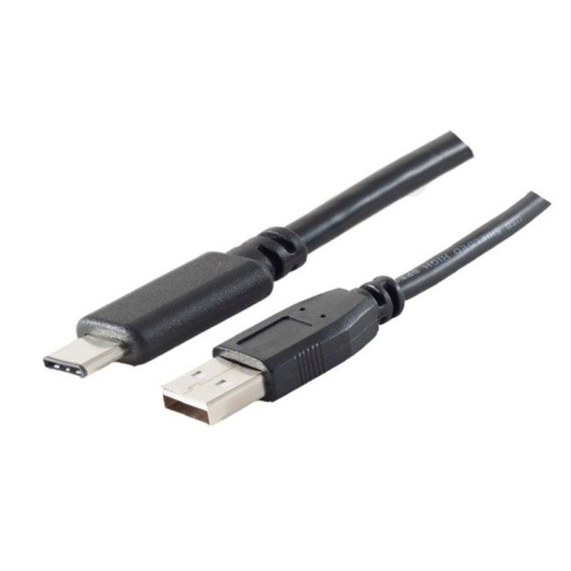 S-conn 77143-1.8 USB Cable 1,8M USB 2.0 USB a USB C Black