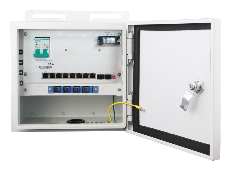 Levelone OSW-1031 Switch No Administrado 2.5G Ethernet (100/1000/2500) Energía Sobre Ethernet (PoE) Black