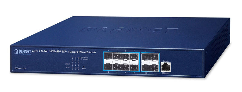 Planet 12-PORT Sfp + Managed Switch XGS-6311-12X