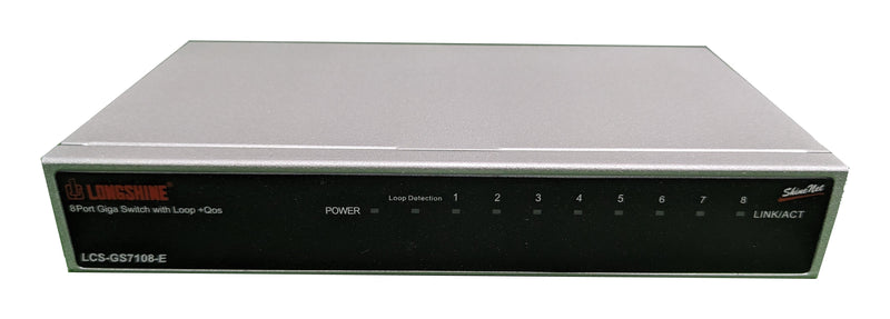 Longshine Switch LCS-GS7108- And 8*GE Retail
