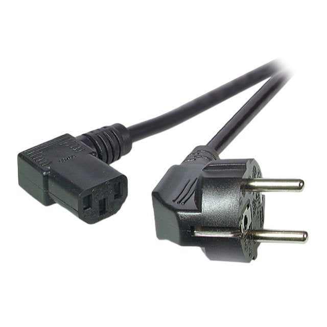 Efb Cable Power Contact Protection 90 - C13 90, Black 5,0M, 3 X 1,00MM