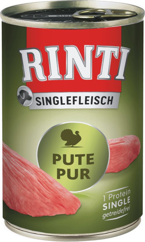 Rinti Singlefleisch Exclusive Turkey - Comida Húmeda Perros - 400G
