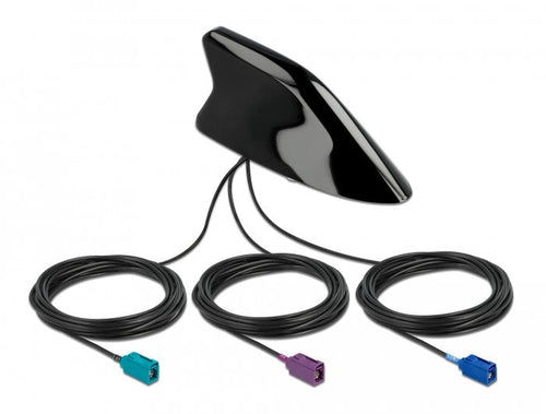 Delock Shark Fin Antenna With LTE + WLAN + Gnss Multiband — image 1