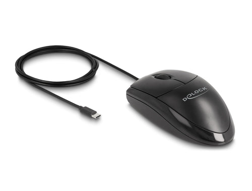 Delock 12114 Mouse USB Type-c™ Óptico - Quiet — image 1