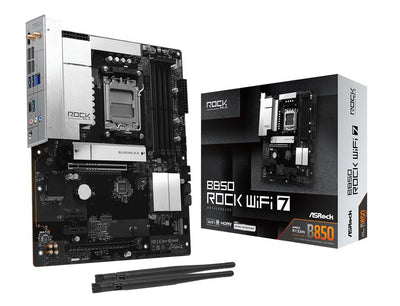 Asrock Motherboard B850 Rock Wi-Fi 7 DDR5 AM5 Retail — image 1