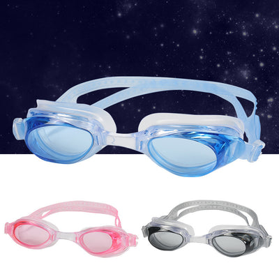 HD Flat Light Waterproof And Antifogging Swimming Glasses