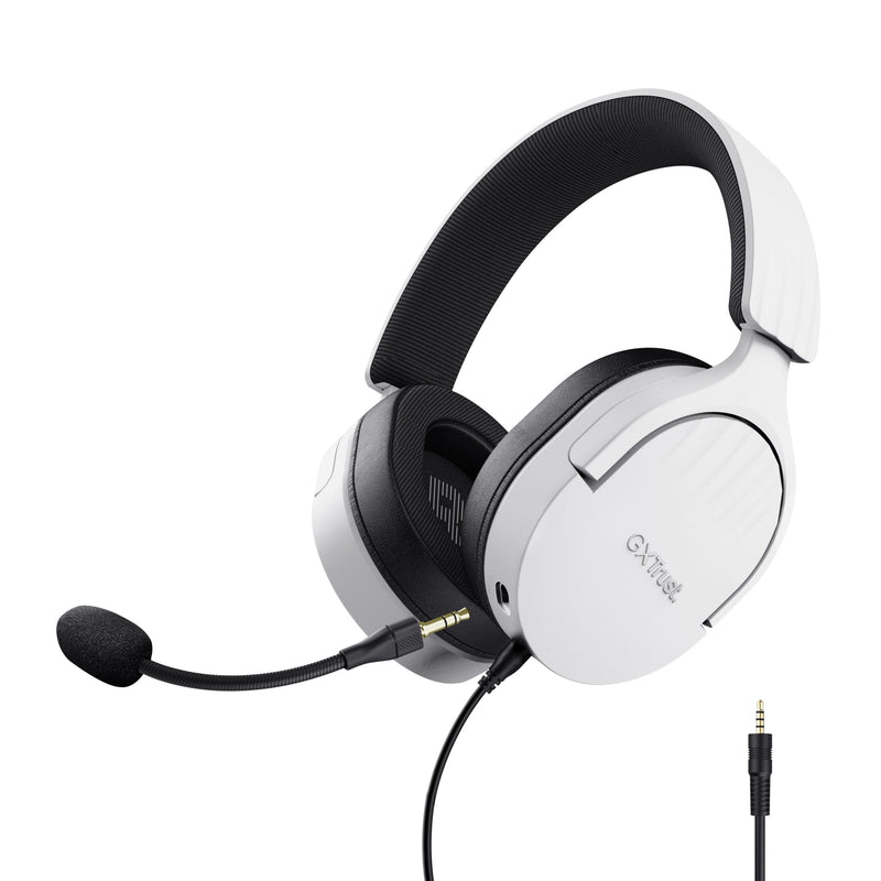 Trust Headphones Gaming With Microphone Gaming Gxt 489 Fayzo Jack 3.5 White