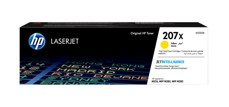 HP Genuine Toner 207X XL Yellow W2212X