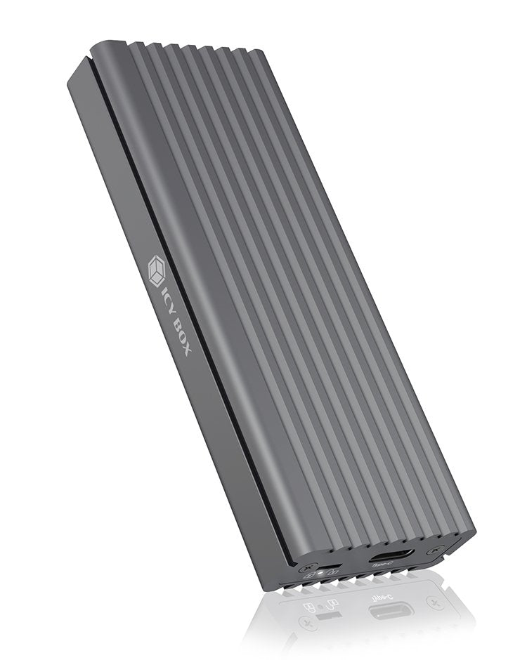 Icy Box IB-1817M-C31 M.2 External Enclosure Unit Estado Sólido (SSD) Grey