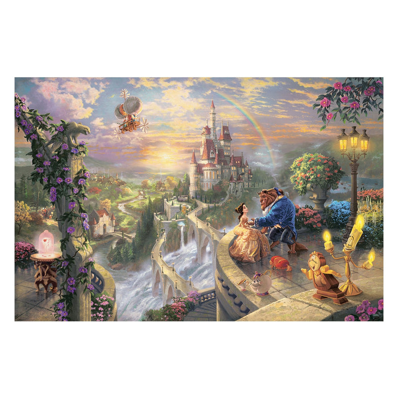 Schmidt Spiele Puzzle Thomas Kinkade Studios Bella And Bestia 1000 Pieces