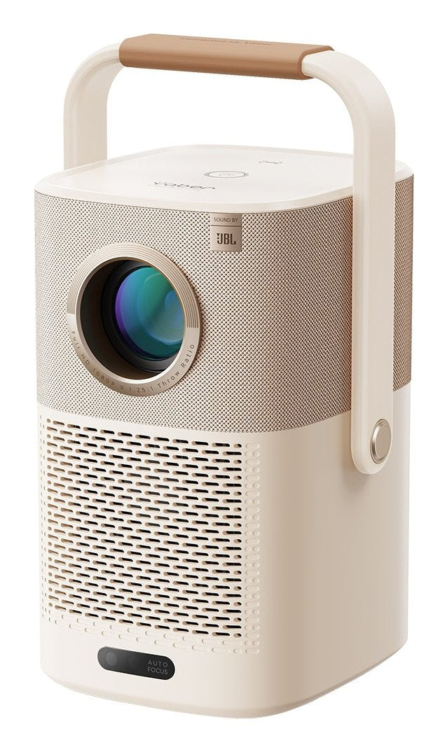 Yaber T2 Plus Google TV, Projector 1080P, Jbl Repro, 450 Ansi Lumens, Beige