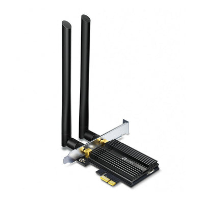 TP-Link Archer TX50E, Wireless Pci Express, WLAN / Bluetooth, Wi-Fi 6 (802.11AX), 2402 Mbit/S, Black Metálico — image 1