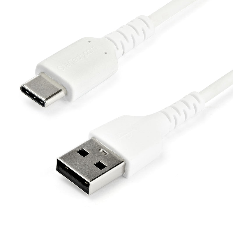 StarTech.com Cable 1M USB 2.0A USB-C - White 1M, USB a, USB C, 2.0, 480 Mbit/S, White