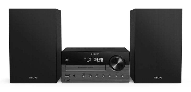 Philips TAM4505M2/12 Sistema Audio Home Microcadena Música Uso Domestic 80W Black Grey Oscuro