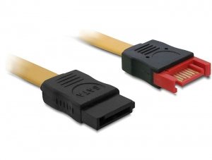 Delock Cable Extensión SATA 6GB/S Male SATA Female 30CM Yellow