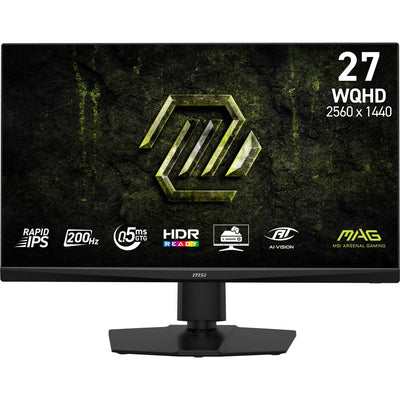 MSI Monitor (27) 2560 X 1440 Pixel Msi 9S6-3CF7CA-001 16:9 Wide Quad HD Rapid IPS 0,5 Ms 200 HZ DisplayPort HD — image 1