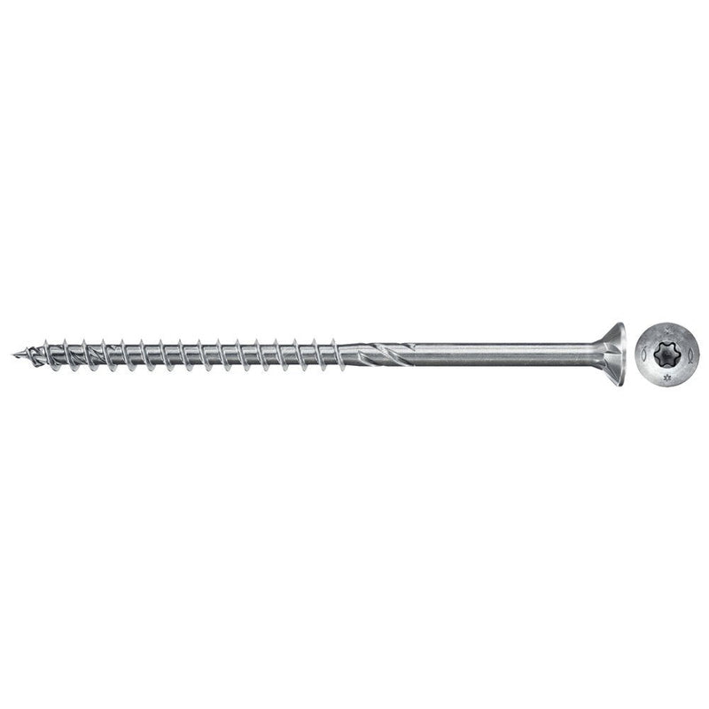 Fischer 25 Screws Aglomerado Power-fast Ii 6.0X300 Cabeza Avellanada 670474