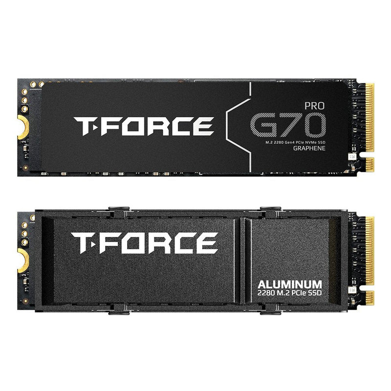 Grupo Equipo T-force G70 Pro 2TB, SSD PCIE 4.0 X4 M.2 2280 Disipador Calor Grafeno TM8FFH002T0C129