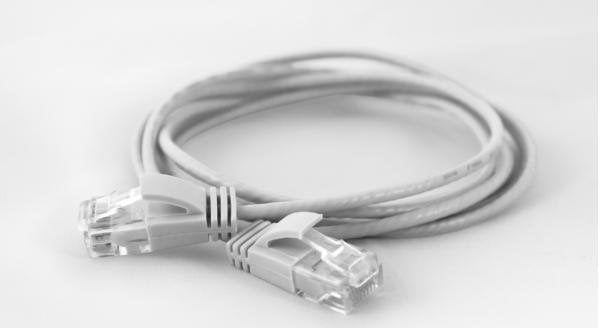 Wantecwire UTP, Cable Extra Thin CAT.6A, D 2,8MM, White Length 2,00M