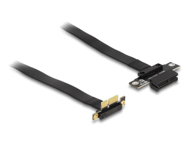 Delock 88023 Card Elevadora Pci Express X1 Male With Ángulo 90° a Slot X1 With Cable 30CM