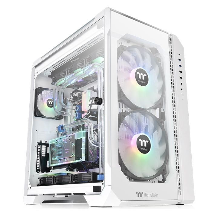 Thermaltake PC Case Tower E-atx View 51 Tg ARGB White 2XVEN 200MM/1XVEN 120MIN Ncluid/3XCRISTAL Tempered CA-1Q