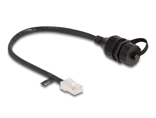 Delock 88012 Cable RJ45 Male a RJ45 Female Empotrar With Cover Sellado CAT.5E FTP IP68 Resistant Polvo And Wat — image 1