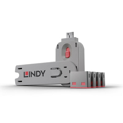 Lindy 40450 Bloqueador Port + Clave USB Type a Pink 5 Pieces — image 1