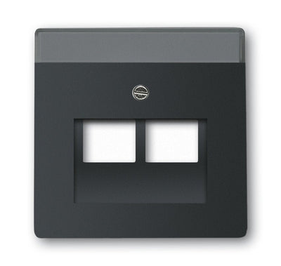 Busch Jaeger Bj 1803-02-885 Cubierta.f.uae-conexión- Sockets 2F Future Linear Black — image 1