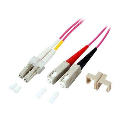 Duplex Network Cable Lc-sc 50 125 OM4 Lszh 2MM 10M Violet — image 1