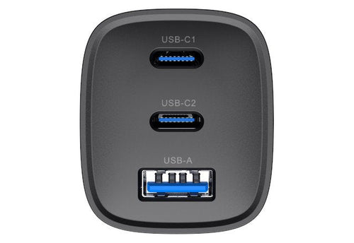 Havit UC20 - Travel Charger GaN 65W And Tres Ports Black — image 1