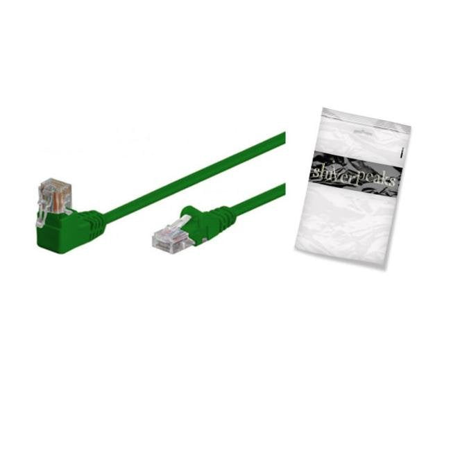 Shiverpeaks Network Cable CAT.6 S/FTP Pimf Winkel-recto Green 10M