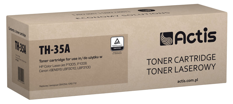 Actis Cartridge Toner TH-35A (reemplazo HP 35A CB435A Canon CRG-712 - Standard - 1500 Páginas - Black