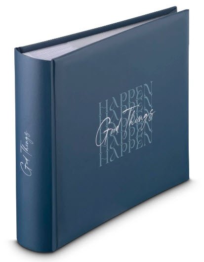 Hama Good Things Album Foto And Protector Blue 200 Hojas 10 X 15 Encuadernación Cover Dura