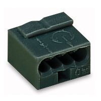Wago Serie 243- 4-LEITER-MICRO-ABRAZADERA (100 Units Black