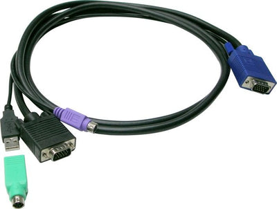 Levelone KVM Cable ACC-3203 USB + Ps 2 5,00M — image 1