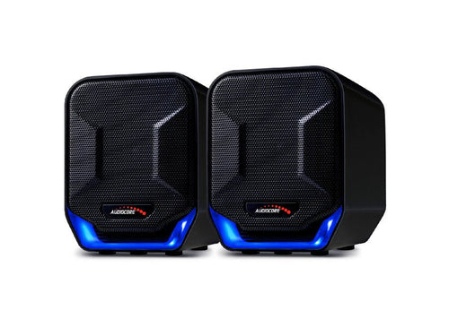 Speakers Computer 6W USB AC865B Negro-azul — image 1