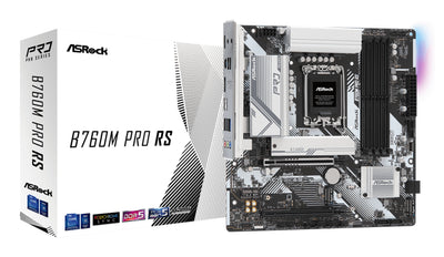 Asrock Motherboard B760M Pro Rs LGA1700 MATX 4X DDR5 PCIE 5.0 X16 2.5G LAN — image 1