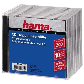 Hama Cd Double Box 10PCS Jewel-case 44747 — image 1