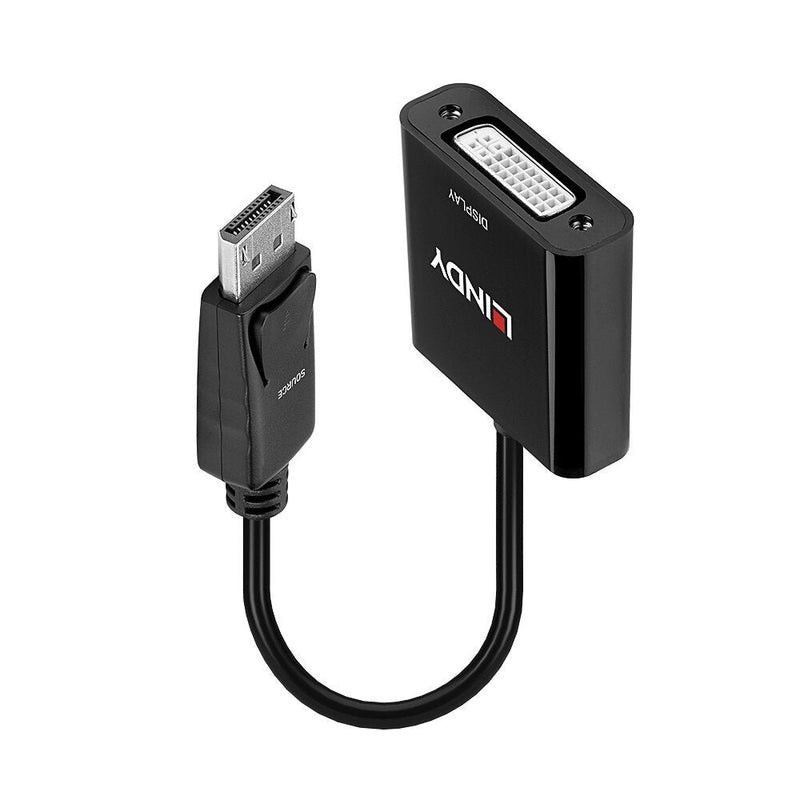 Lindy 41734 Adapter DisplayPort a DVI-d Black 0,17M