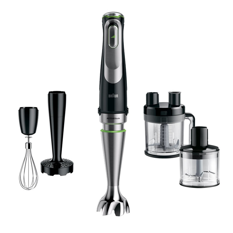 Braun Multiquick 9 Mq 9195XLI 2 L Blender Inmersión 1200W Black Steel Inoxidable