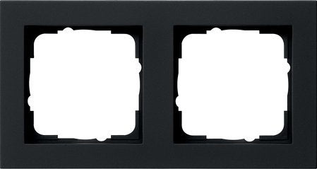 Gira 021209 Frame Embellecedor 2F Gira E2 Black