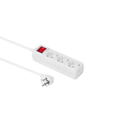 Microconnect GRU003W-SWITCH Base Múltiple 1,5M 3 Salidas AC Indoor White — image 1