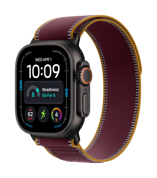 Apple Watch Ultra 4 (titan Black 49MM, Trail Loop Burgunder S/M, Cellular) MJC34QF/a — image 1