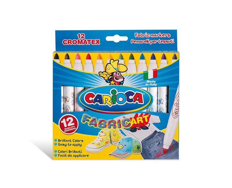 Carioca Cromatex Marker Extra-grueso Multicolour 12 Pieces